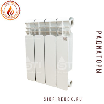 Биметаллический радиатор STI 350/80 4 сек.