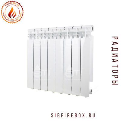 Алюминиевый радиатор STI RUS (F) 500/96 12 сек.