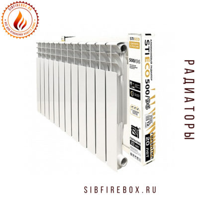 Радиатор алюминиевый STI ECO RUS AL 500/96 12 сек.