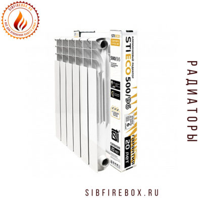 Радиатор алюминиевый STI ECO RUS AL 500/96 6 сек.