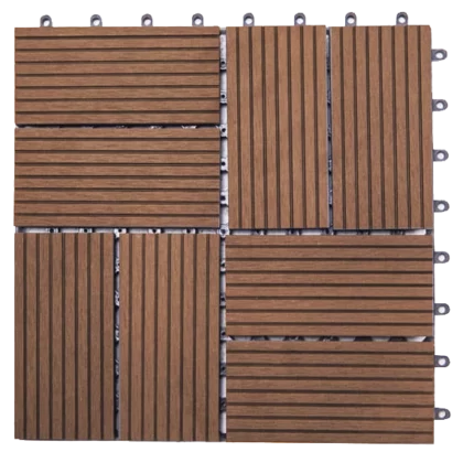 Террасная плитка Vandek ДПК Special Velvet Шоколад (300х300 мм.) Cm Decking